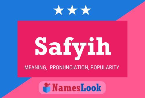 Safyih Name Poster