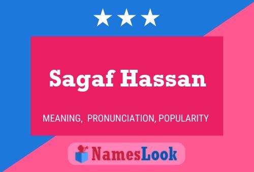 Sagaf Hassan Name Poster