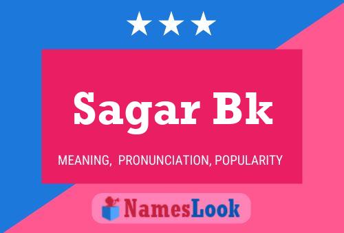 Sagar Bk Name Poster