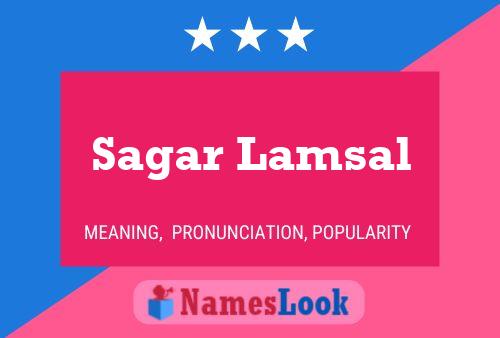 Sagar Lamsal Name Poster