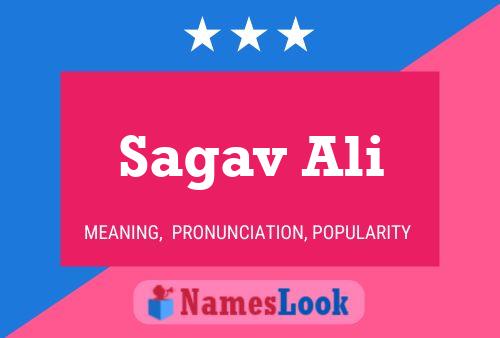 Sagav Ali Name Poster