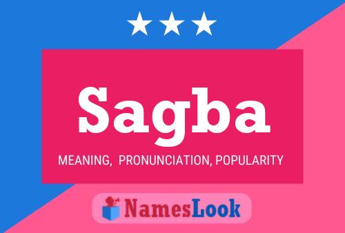 Sagba Name Poster