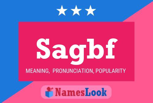 Sagbf Name Poster