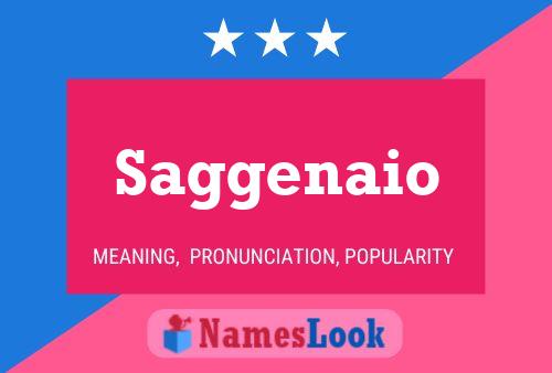 Saggenaio Name Poster