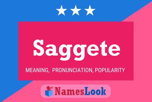 Saggete Name Poster