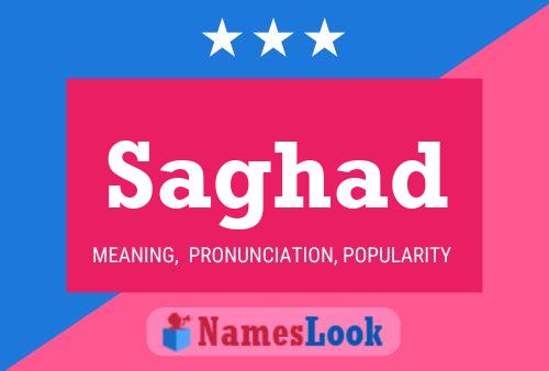 Saghad Name Poster