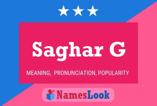 Saghar G Name Poster