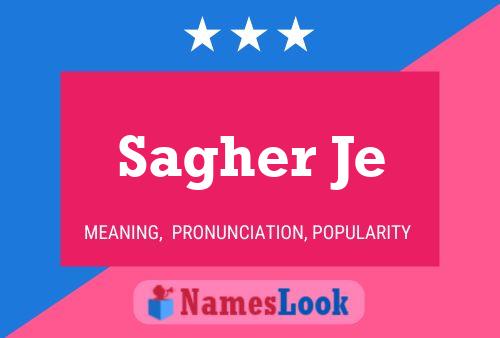 Sagher Je Name Poster