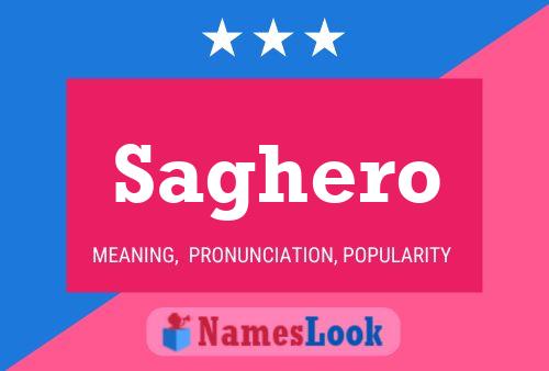 Saghero Name Poster