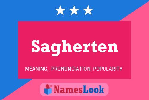 Sagherten Name Poster