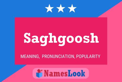 Saghgoosh Name Poster