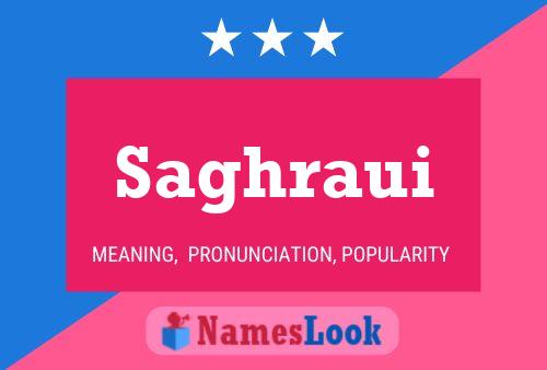 Saghraui Name Poster