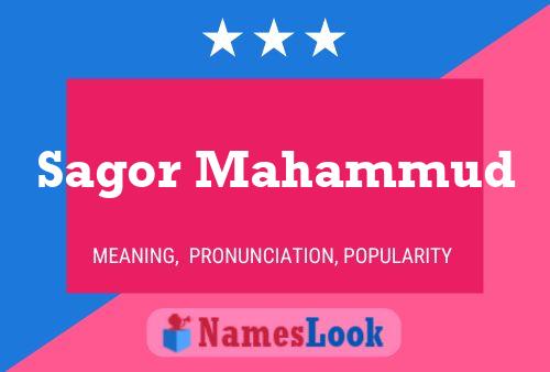 Sagor Mahammud Name Poster