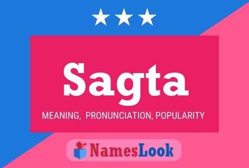 Sagta Name Poster