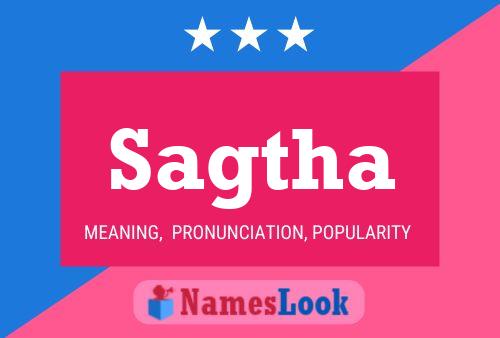 Sagtha Name Poster