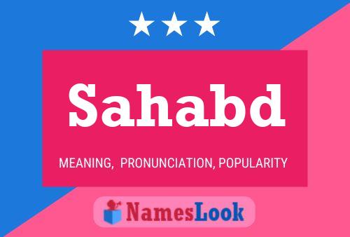 Sahabd Name Poster