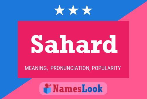 Sahard Name Poster