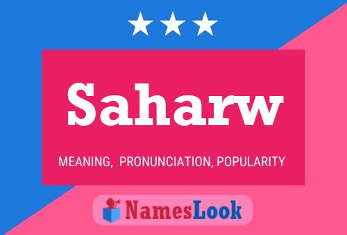 Saharw Name Poster