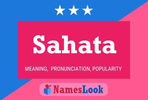 Sahata Name Poster