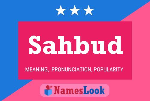 Sahbud Name Poster