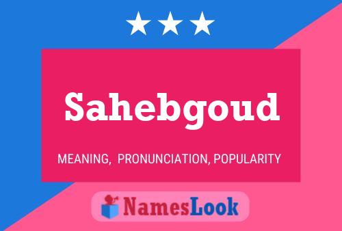 Sahebgoud Name Poster