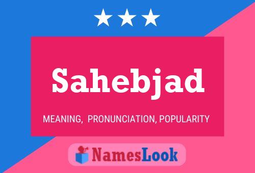 Sahebjad Name Poster