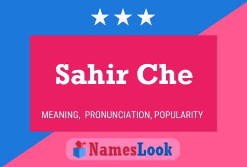 Sahir Che Name Poster