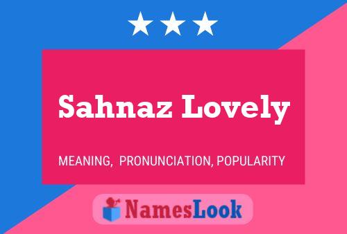 Sahnaz Lovely Name Poster