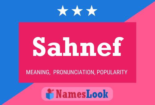 Sahnef Name Poster