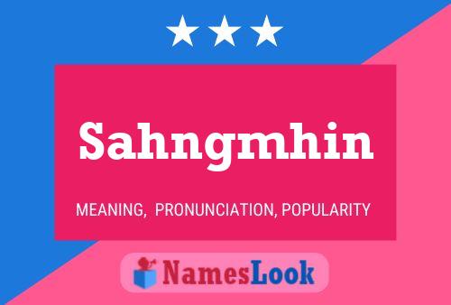 Sahngmhin Name Poster