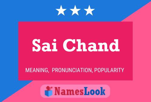 Sai Chand Name Poster