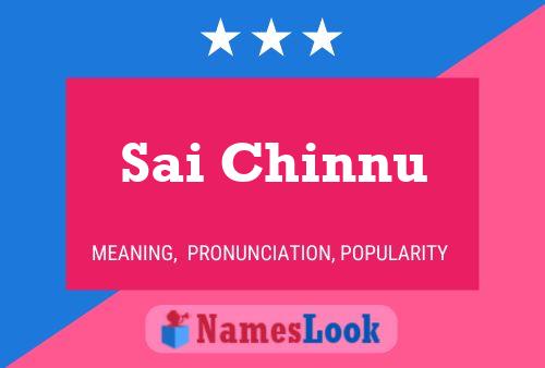 Sai Chinnu Name Poster