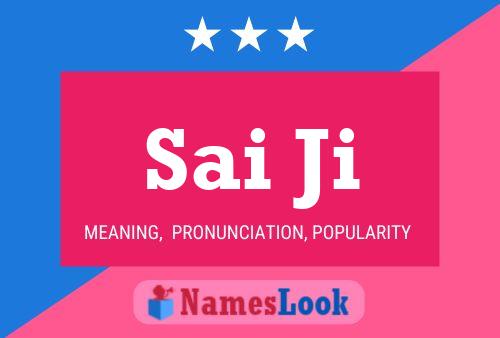 Sai Ji Name Poster