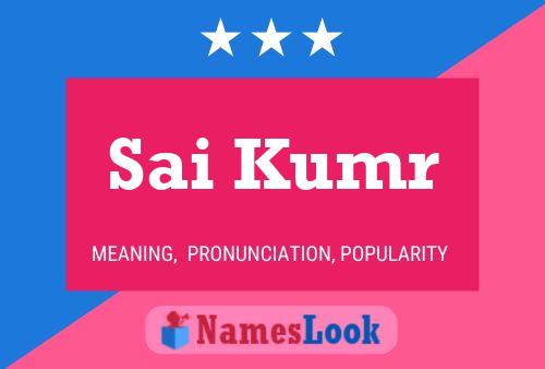 Sai Kumr Name Poster