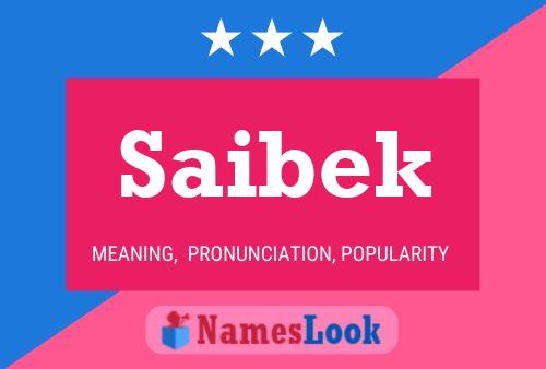 Saibek Name Poster