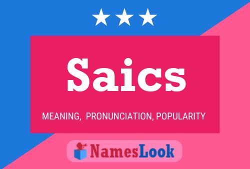 Saics Name Poster