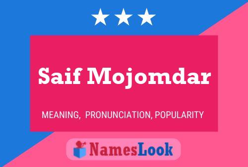 Saif Mojomdar Name Poster