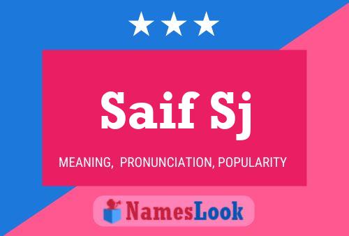 Saif Sj Name Poster