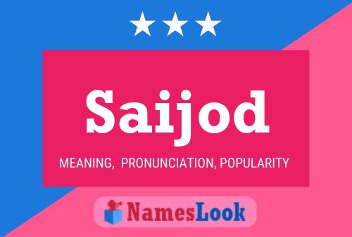 Saijod Name Poster