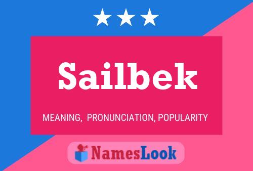 Sailbek Name Poster