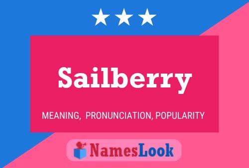 Sailberry Name Poster