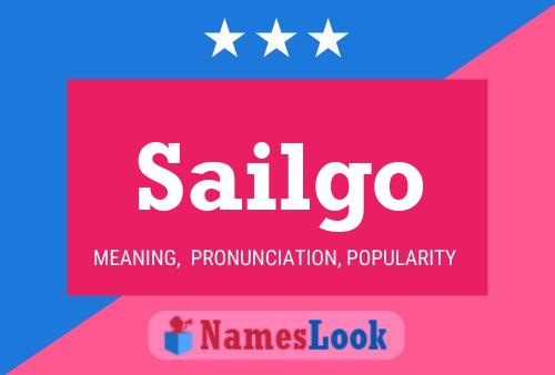 Sailgo Name Poster