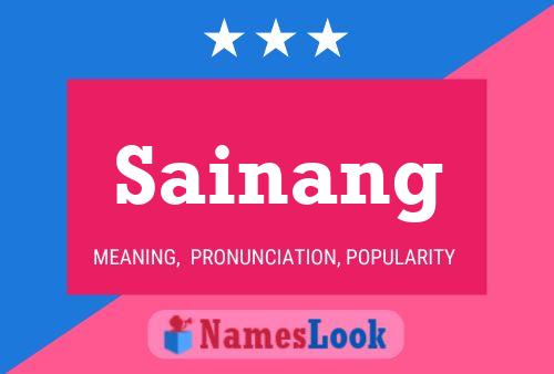 Sainang Name Poster