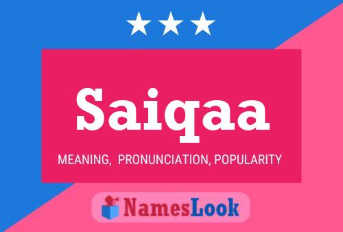 Saiqaa Name Poster