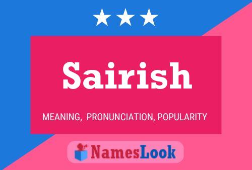 Sairish Name Poster