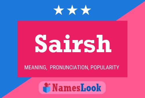 Sairsh Name Poster