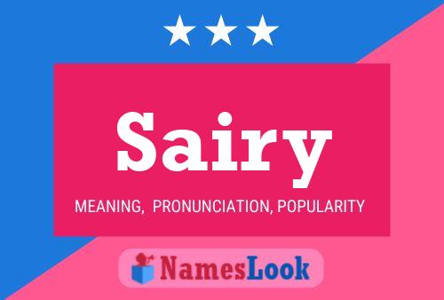 Sairy Name Poster