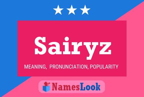 Sairyz Name Poster