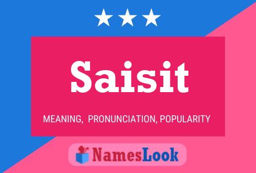 Saisit Name Poster