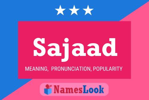 Sajaad Name Poster